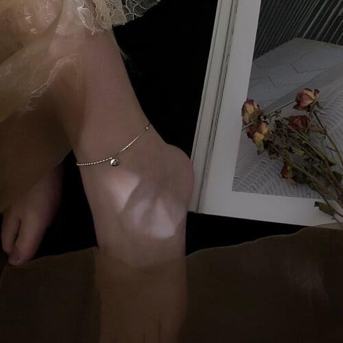 925 sterling silver lucky shackles minimalist design sexy female students personality girlfriend small and pure and fresh