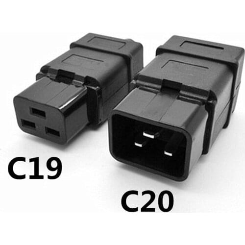 PDU/UPS socket Standard IEC320 C19 C20 16A 250V AC Electrical Power Cable Cord Connector Removable plug SS-809 SS-810 Plug