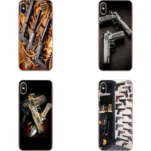 For HTC U11 Life Capa U11 Plus U 11 U12 Life Soft TPU Custom Design Pistolas Glock Weapon Gun Bullet