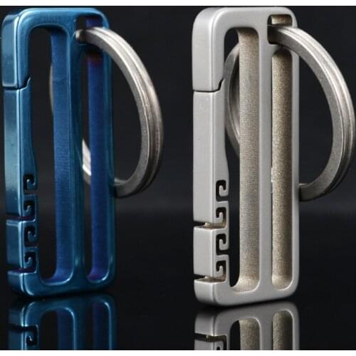 EDC Key Chain Titanium Alloy Belt Hang Buckle Mens Waist Hanging Ring Buckle outdoor tools