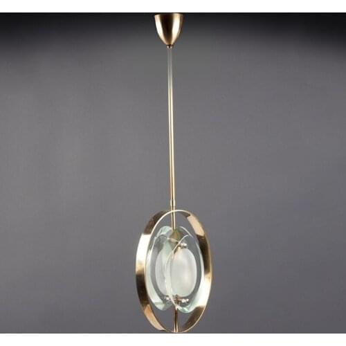 Single head crystal chandelier restaurant modern simple corridor hall designer bar counter bedroom bedside Chandelier