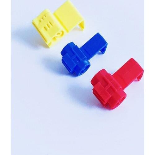 Cable connection fast connecting terminals 50pcs 802 three color Scotch Lock Quick Splice Wire Connector Crimp Terminal block