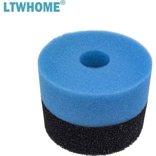 LTWHOME Black and Blue Filter Sponge Fit for Jebao CF-10, PF-10 and Bermuda 4000 Pressure Filter