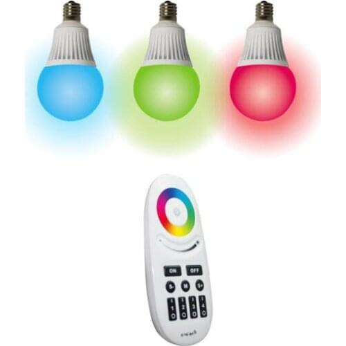 Mi-Light 2.4G E14 5W AC86-265V RGB+CCT LED Spotlight Bulbs Wifi Dimmable Wireless Lamp Smart phone via app+remote