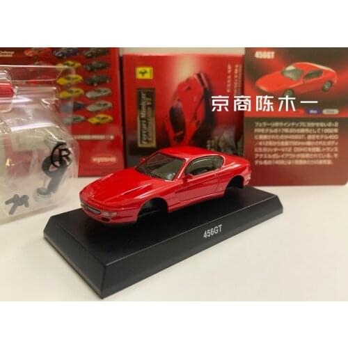 KYOSHO 1/64 Ferrari 456GT Collect die casting alloy F1 RACING assembled trolley model