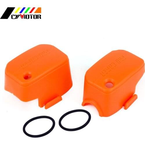 Motorcycle Orange Plastic Master Cylinder Cover For KTM EXC SX SX SXF SMR EXC-R XC-W SIX DAY 125 250 350 450 500 505 525