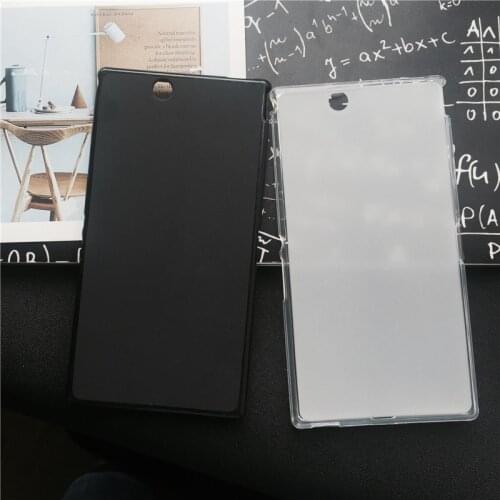 Soft Silicone Protective Back Cover Cases for Sony Xperia Z Ultra XL39h C6802 C6833 C6806 TPU Mobile Phone Case Black Para