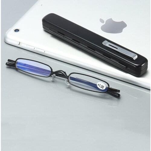 New Design Mini Superthin Reading Glasses Women Men Rectangle Full-rim Reading Glasses +0.75 +1 +1.25 +1.5 +1.75 +2 +2.25 to +4