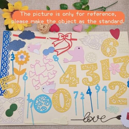 New Metal Cutting Die Randomly Rectangle Dies Letters Numbers Frame For DIY Scrapbooking Paper Cards Dies