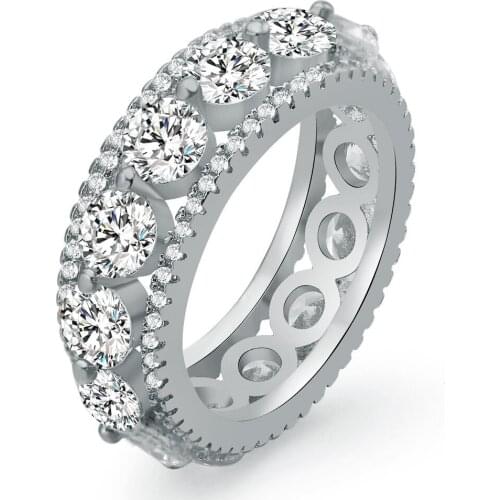 Engagenment Rings Womens Jewelry Romantic Women Wedding Ring Anillos Mujer Austrian Crystal Ringen Statement Rings Bague Femme