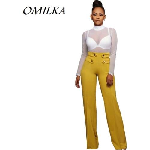 OMILKA Women's Straight Trousers