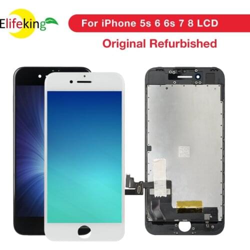 Original refurbished Screen For iPhone 5S SE 6 6s 7 LCD Display Assembly Digitizer No Dead Pixel 3D Touch Replacement with logo