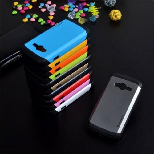For Samsung galaxy ace 4 nxt G313 G313h SLIM ARMOR Anti-knock phone bags Case protective silicone colors cover + 1pcs Lcd film