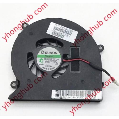 SUNON GB0507PGV1-A 13.V1.B3403.GN DC 5V 1.9W Server Cooling Fan