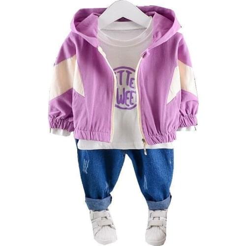 Spring Autumn Children Casual Costume Kids Hoodies T-shirt Pants3Pcs/sets Toddler Clothes New Boys Baby Girls Cartoon Tracksuits