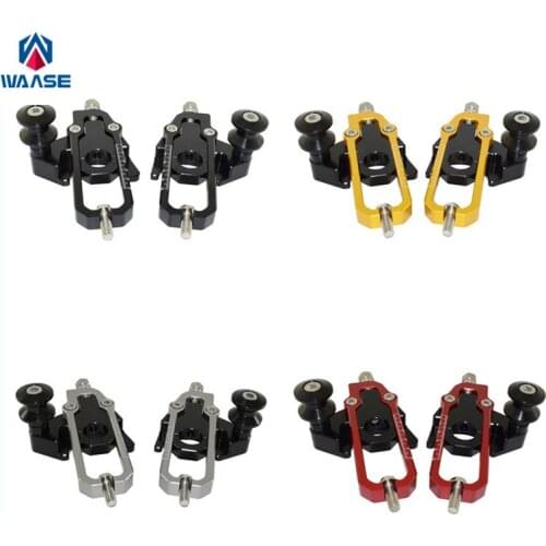 Waase For Honda CB650F CBR650F CB CBR 650F 2014 2015 2016 2017 2018 Left & Right Chain Adjusters with Spool Tensioners Catena