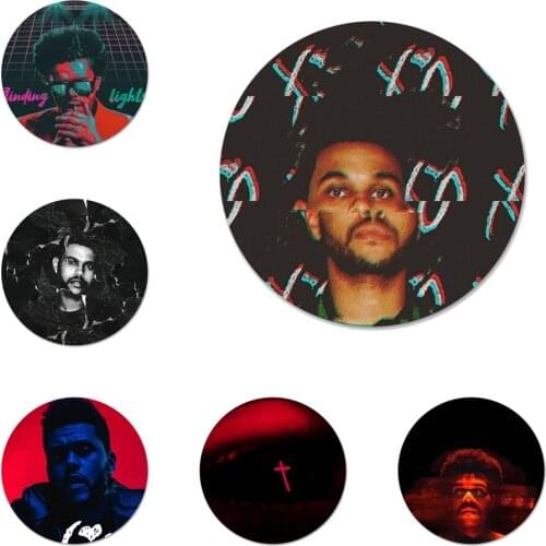 Weeknd Icons Pins Badge Decoration Brooches Metal Badges For Clothes Backpack Decoration 58mm