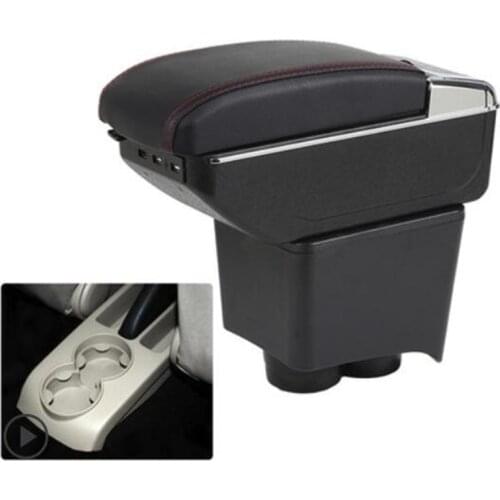 Storage Box Armrest For Polo Mk4 2002-2009 Polo Vivo 2010- Arm Rest Rotatable Center Centre Console 2003 - 2006 2007 2008