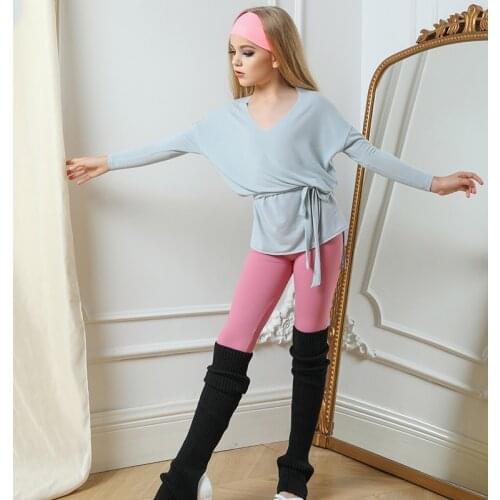 2020 Latin Dance Dress For Girls Loose Long Sleeve Dress Practice Clothes Rumba Samba Latin Dance Competition Dresses DQS5765