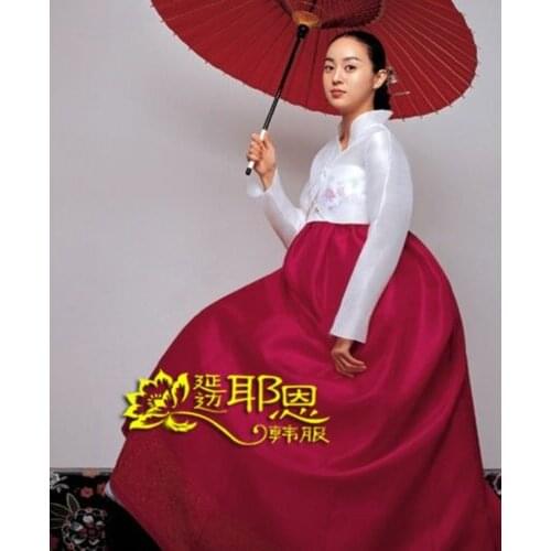 2019 Hanbok Dress Traditional Korean Ceremony Costume Fushion Korean Improved Hanbok Traditional Clothing Hallowen Cosplay Gift
