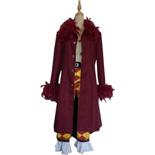 2016 Cosplay Costume One Piece Bartolomeo Cosplay Costume Custom Made Any Size