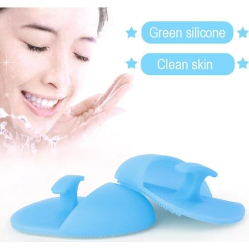 4 Colors Creative Silicone Facial Cleansing Brush Cleansing Pores Massage Cleansing Brush Beauty Brush