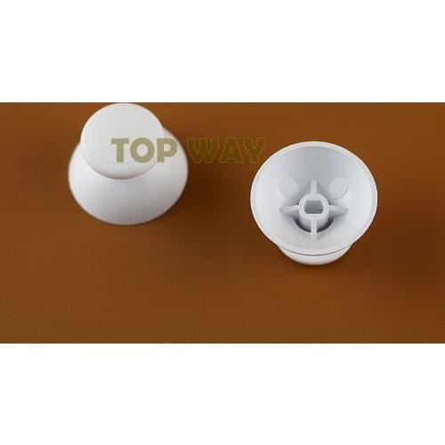 4pcs/lot Big Hole White 3D Analog Cover Plastic Thumb stick Rocker Joystick Grip Cap Shell Caps For Wii U WiiU Pro Controller