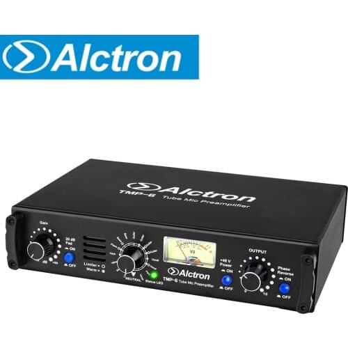 Alctron TMP-6 vacuum tube mic amp, 16 different tone effect, guitar, vocal, piano etc, used in studio recording, monitor, live