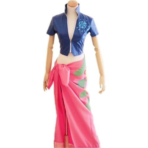 Anime ONE PIECE Nico Robin Cosplay Costume Custom Adult Sexy Cartoon Halloween costume 11