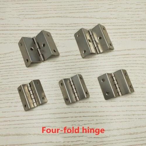Freeshipping Folding page four-fold, iron metal hinge folding table furniture hinge door hinge