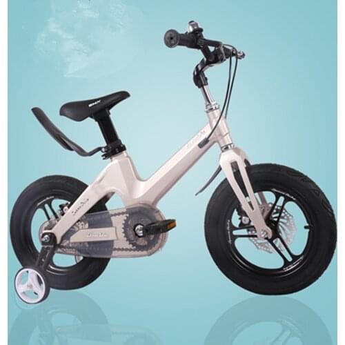 Magnesium alloy childrens bicycle with one-wheel dual disc brakes 12 inches 14 inches 16 inches 18 inches childrens bicycles