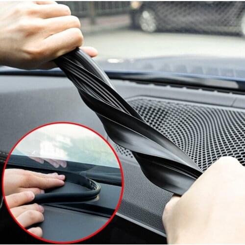 Car Stickers Dashboard Sealing Strip Sound Insulation Rubber Strip for Peugeot 206 207 208 301 307 308 407 2008 3008 4008