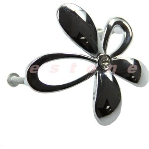 New Zinc + Crystal Handles Diameter 70mm Kitchen Door Cabinet T Bar Straight Handle Pull Knobs Furniture Hardware