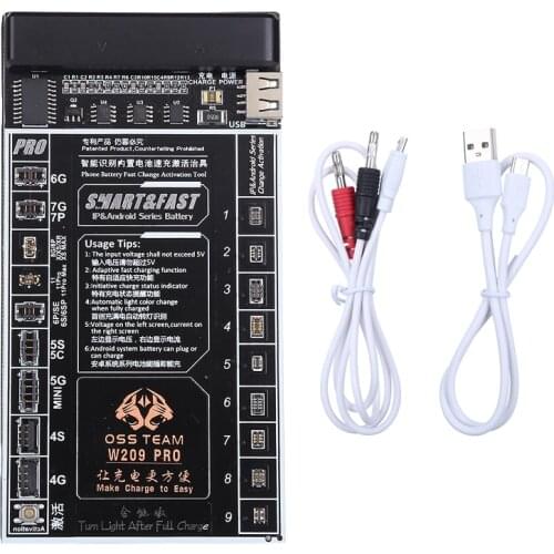 Battery Fast Charger Activation Board for iPhone 11Pro Max/11Pro/11/XR/XS/XS MAX/X/8/8P/7/7P/6S Samsung Smartphone Repair Tools