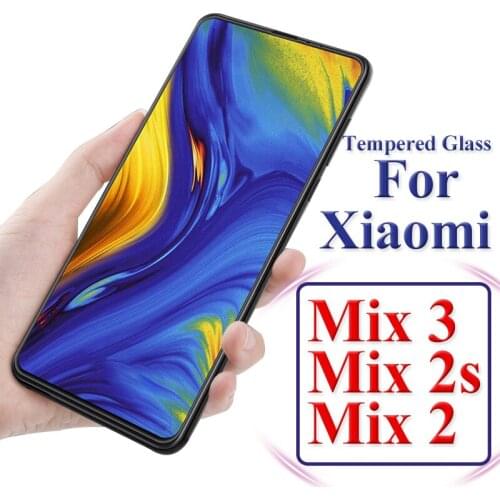 Full Cover Tempered Glass Mobile Phone Screen Protector for Xiaomi Mi Mix3 Pro Protective Hard Film For Mix2 Mix2s Protection