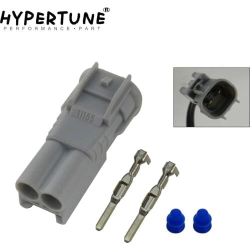 Gray 2 pin 2-Way waterproof auto connector(2.2)male,efi plug,including terminals and seal waterproof plug 90980-11155