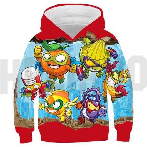 Superzings Serie 6 hoodie 3D Print Childrens Sweatshirt Super Zings Hoody Anime Game Oversize Streetwear Men Teenagers Harajuku