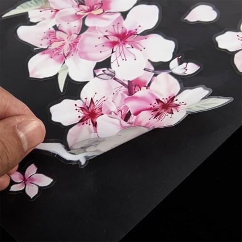 Cherry Blossom Floral Car Stickers Love Pink Auto Vinyl Deca Bumperl Window Ipad