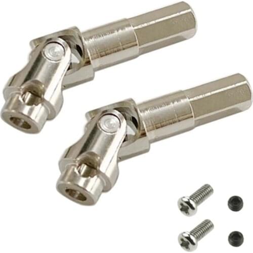 Metal Universal Steering Joint Drive Shaft for WPL C14 C24 C34 B24 B36 MN D90 D91 D96 MN98 MN99S MS RC Car Parts Accessories