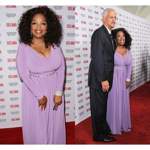 Glamorous V-neck Long Mother Dresses Robe De Soiree Prom Dress