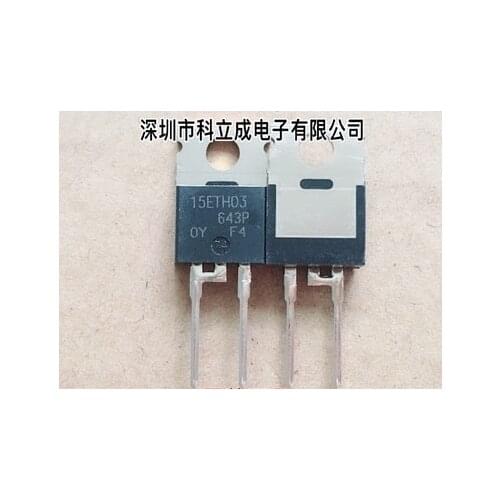 10PCS/LOT 15ETH03 15ETH03PBF VS-15ETH03PBF TO-220 ultrafast rectifier 300V 15A New original