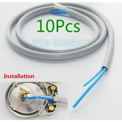 10Pcs Dental Lab Tube Hose Cable For 4 Hole Standard Foot Control Pedal