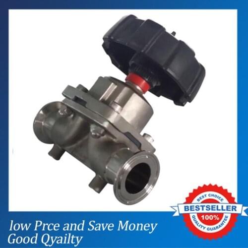 2PCS DN10 Sanitary Diaphragm Valve SS316L