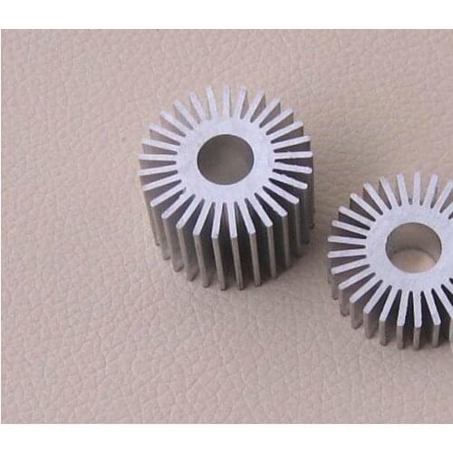 5PCS LED Sunflower Radiator Aluminum Alloy Round Down lamp heatsink 27.5*9*10mm 20 30mm customized tube light cooler heatsink