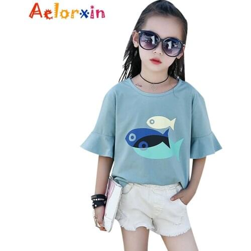 Aelorxin Summer T-shirts For Girls