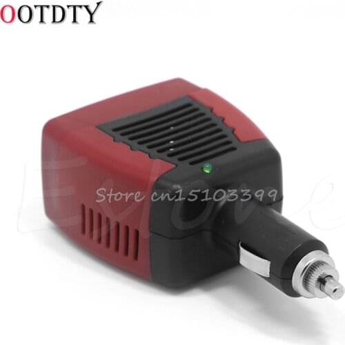 OOTDTY HOT Car DC 12V to AC 220V 75W Power Inverter Adapter USB 5V Drop Ship