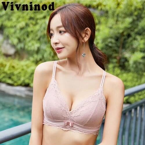 Beauty Back Bras For Women Super Push Up Bra Small Breast Thick Lace Brassiere Water Padded Woman Underwear Push Up bra Lingerie