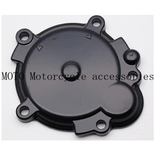 Black Aluminum Motorcycle Right Crankcase Starter Engine Cover for Kawasaki ZX6R 2009 2010 2011 Engine Stator Cover Crankcase