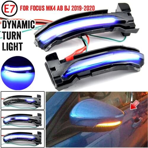 Dynamic Blinker For Ford Focus Mk4 Ab Bj 2019-2020 LED Turn Signal Light Side Rear-View Mirror Lamp Arrow