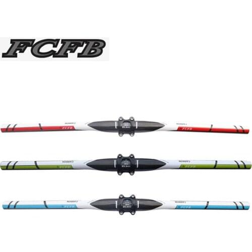 FCFB carbon fiber MTB handlebar mountain bike bars 31.8*5800-740mm Bicycle Accessories 3k finish cycling one handlebar